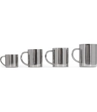 Kubek turystyczny BasicNature Thermo Deluxe Espresso - 0.1L, Stal nierdzewna