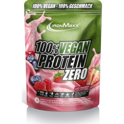 IronMaxx 100% Vegan Protein Zero 500 g