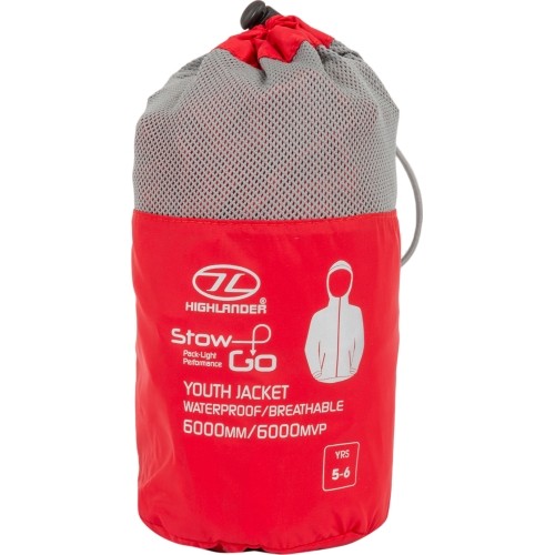 Highlander Rainjacket 'Stow and Go Kids'