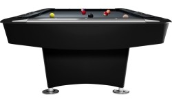 Stół bilardowy Dynamic II, błyszczący czarny, Pool, 9 ft, Simonis 860 tournament blue