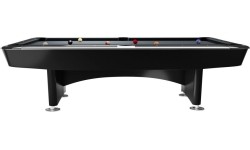 Stół bilardowy Dynamic II, błyszczący czarny, Pool, 9 ft, Simonis 860 tournament blue