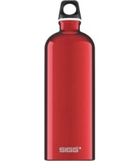 Aluminiowa Butelka podróżna sportowa do picia SIGG Alu Drinking Traveller - 1 l, czerwona