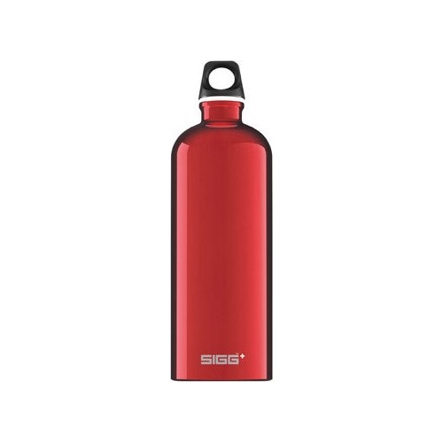 Aluminiowa Butelka podróżna sportowa do picia SIGG Alu Drinking Traveller - 1 l, czerwona