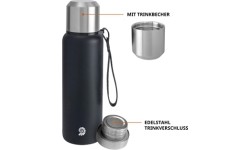 Termos próżniowy Origin Outdoors Vacuum PureSteel, 0,1L, czarny