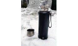 Termos próżniowy Origin Outdoors Vacuum PureSteel, 0,1L, czarny
