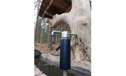Termos próżniowy Origin Outdoors Vacuum PureSteel, 0,1L, czarny