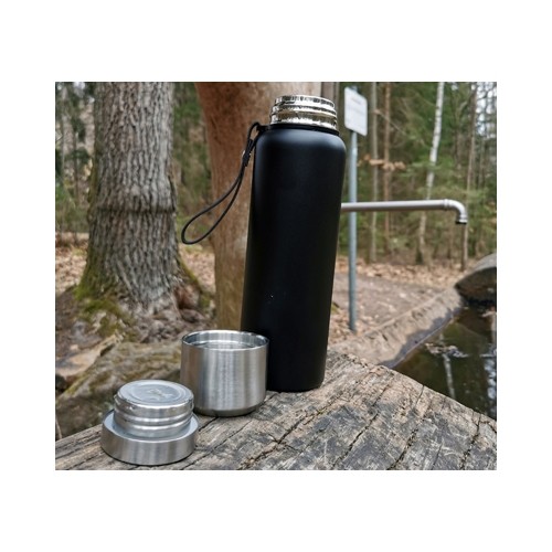 Termos próżniowy Origin Outdoors Vacuum PureSteel, 0,1L, czarny