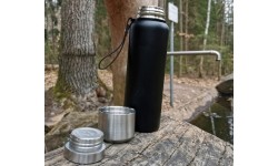 Termos próżniowy Origin Outdoors Vacuum PureSteel, 0,1L, czarny