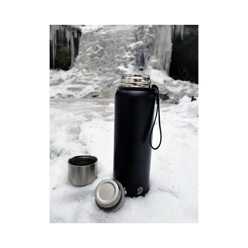 Termos próżniowy Origin Outdoors Vacuum PureSteel, 0,1L, czarny