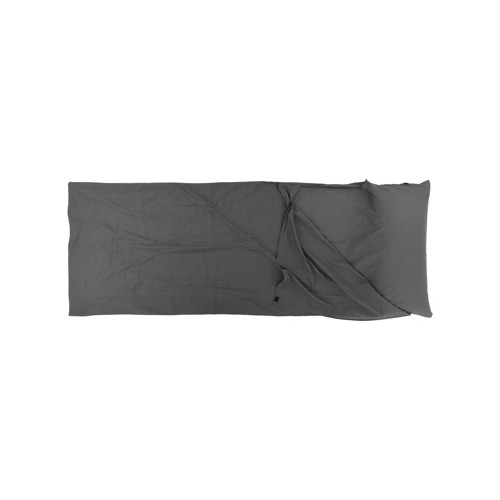 Prostokątna wkładka do śpiwora Origin Outdoors Cotton, Szara