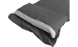 Prostokątna wkładka do śpiwora Origin Outdoors Cotton, Szara
