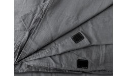 Prostokątna wkładka do śpiwora Origin Outdoors Cotton, Szara