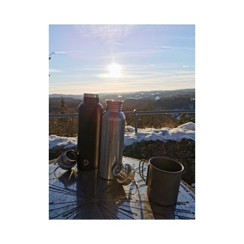 Butelka termiczna izolowana Origin Outdoors Insulated Active - 0,75 l, czarny matowy