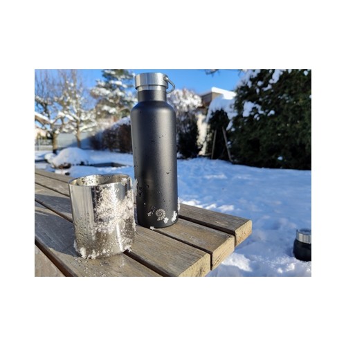 Butelka termiczna izolowana Origin Outdoors Insulated Active - 0,75 l, czarny matowy
