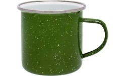 Kubek turystyczny emaliowany Origin Outdoors - 360 ml, zielony