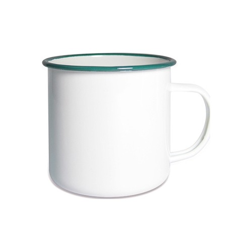 Kubek turystyczny emaliowany Origin Outdoors Ocean - 0,36 l, biały