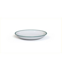 Emaliowany talerz Origin Outdoors Ocean Deep, 20 cm, biały