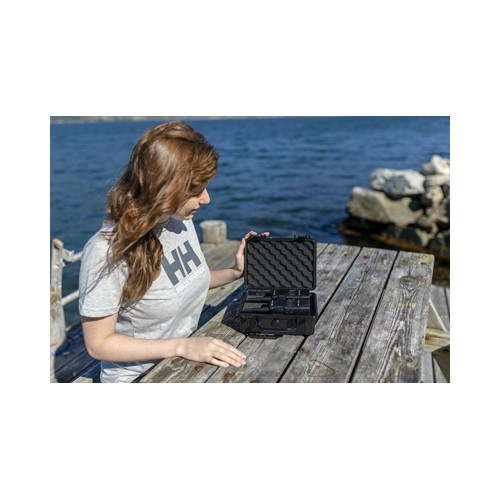 Wytrzymałe pudełko transportowe na małe rzeczy Origin Outdoors Mini 1070 - Z piankową wyściółką, czarne