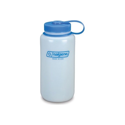 Butelka turystyczna sportowa Nalgene Drinking HDPE WM - biała, 1 l