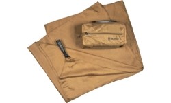 Turystyczny sportowy plażowy ręcznik szybkoschnący z mikrofibry GearAid 75x120 cm, brązowy