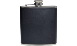 BasicNature Hip flask 'Leather'