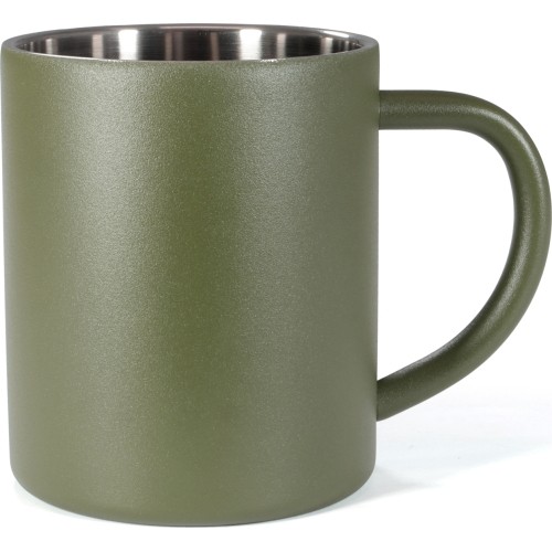 BasicNature Stainless steel thermo mug 'Deluxe'