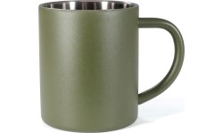 BasicNature Stainless steel thermo mug 'Deluxe'