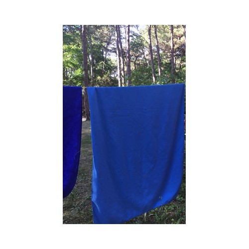 Ręcznik BasicNature Velour, 85x150cm, niebieski