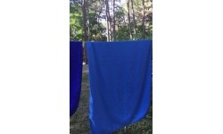 Ręcznik BasicNature Velour, 85x150cm, niebieski