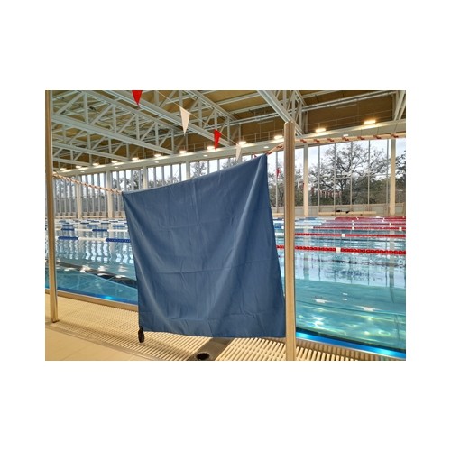 Ręcznik BasicNature Velour, 85x150cm, niebieski