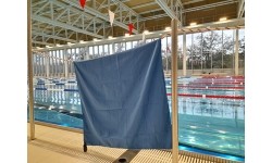 Ręcznik BasicNature Velour, 85x150cm, niebieski