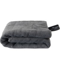 Ręcznik turystyczny sportowy typu frotte BasicNature Terry - 150x85 cm, szary