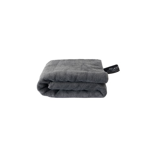 Ręcznik turystyczny sportowy typu frotte BasicNature Terry - 150x85 cm, szary