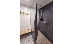 Ręcznik turystyczny sportowy typu frotte BasicNature Terry - 150x85 cm, szary