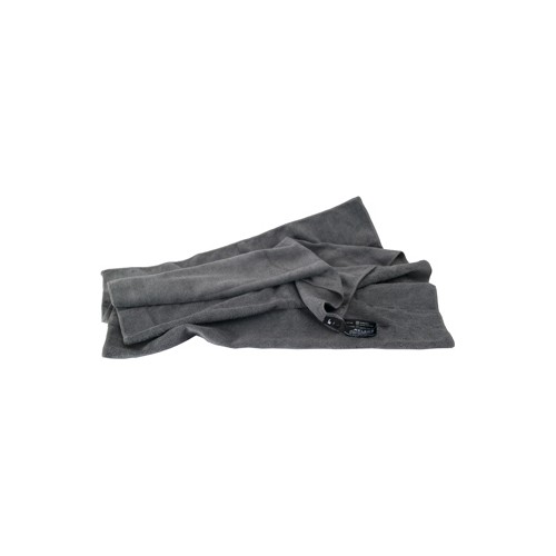 Ręcznik turystyczny sportowy typu frotte BasicNature Terry - 150x85 cm, szary
