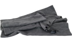 Ręcznik turystyczny sportowy typu frotte BasicNature Terry - 150x85 cm, szary