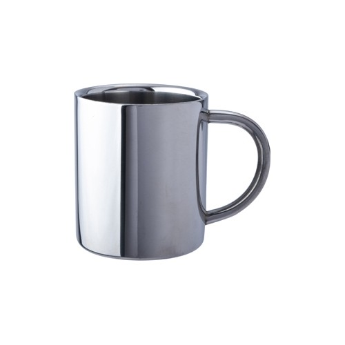 Kubek turystyczny ze stali nierdzewnej BasicNature Thermomug Deluxe - 0,3 l