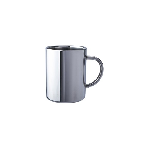 Kubek turystyczny ze stali nierdzewnej BasicNature Thermomug Deluxe - 0,4 l