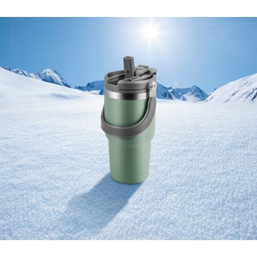 BasicNature Stainless Steel Thermo Mug 'Color'