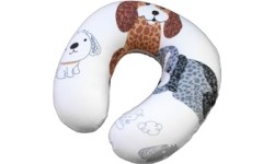 Poduszka pod szyję podróżna turystyczna dla dzieci BasicNature Kids Cartoon 