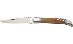 Nóż składany Laguiole Classic Multi z rękojeścią z drewna oliwnego, 20,2 cm