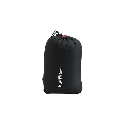 Pompowana poduszka podróżna turystyczna BasicNature Travel - 40x30 cm, Czerwona