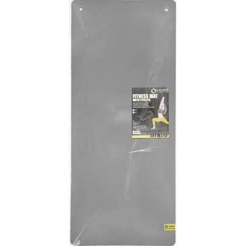 Mata fitness HMS Premium MFK08, 140 x 60 cm, szaro-czarna