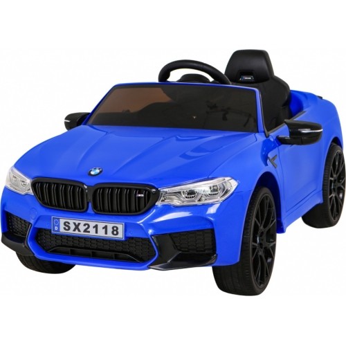 BMW M5 Drift niebieski elektryczny samochodzik dla dzieci
