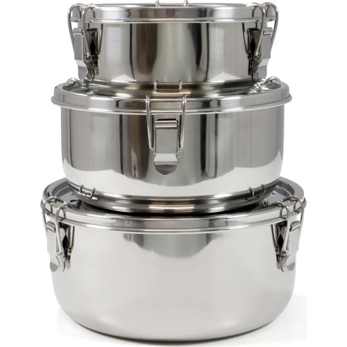 BasicNature Food Container', stainless steel