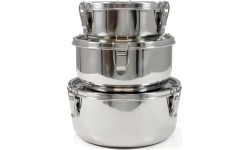 BasicNature Food Container', stainless steel