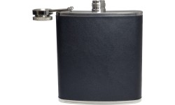 BasicNature Hip flask 'Leather'