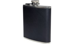 BasicNature Hip flask 'Leather'