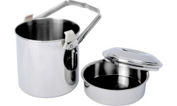 BasicNature Stainless Steel Pot 'Billy Can'