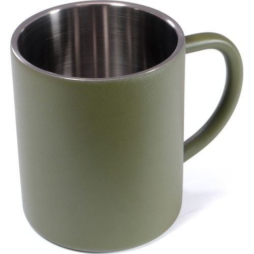 BasicNature Stainless steel thermo mug 'Deluxe'